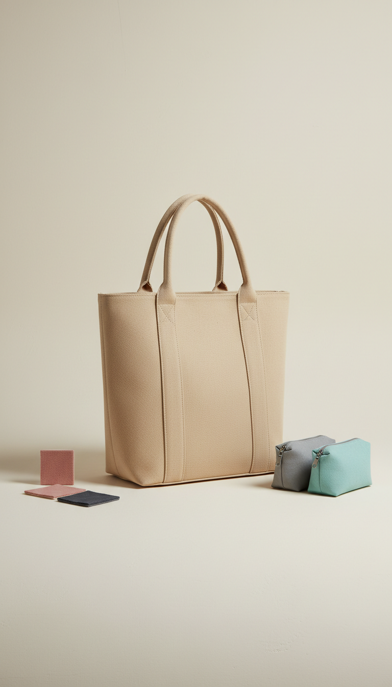 Bolsa tote de lona resistente