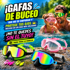 AquaVista™ Olvídate del vaho y disfruta cada segundo bajo el agua.