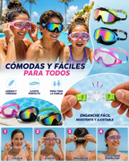 AquaVista™ Olvídate del vaho y disfruta cada segundo bajo el agua.