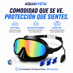 AquaVista™ Olvídate del vaho y disfruta cada segundo bajo el agua.